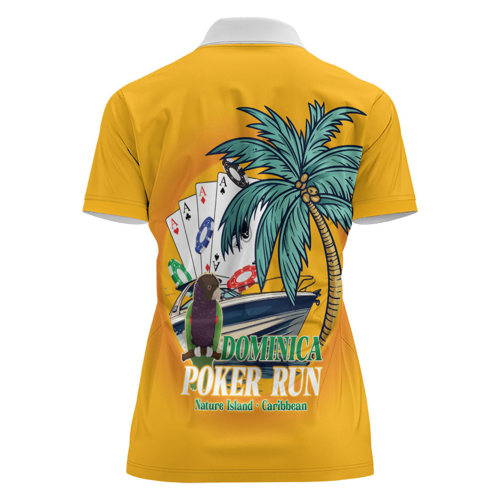 Poker Run Dominica 2026 Women Polo Shirt Nature Island Of Caribbean