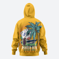 Poker Run Dominica 2026 Zip Hoodie Nature Island Of Caribbean