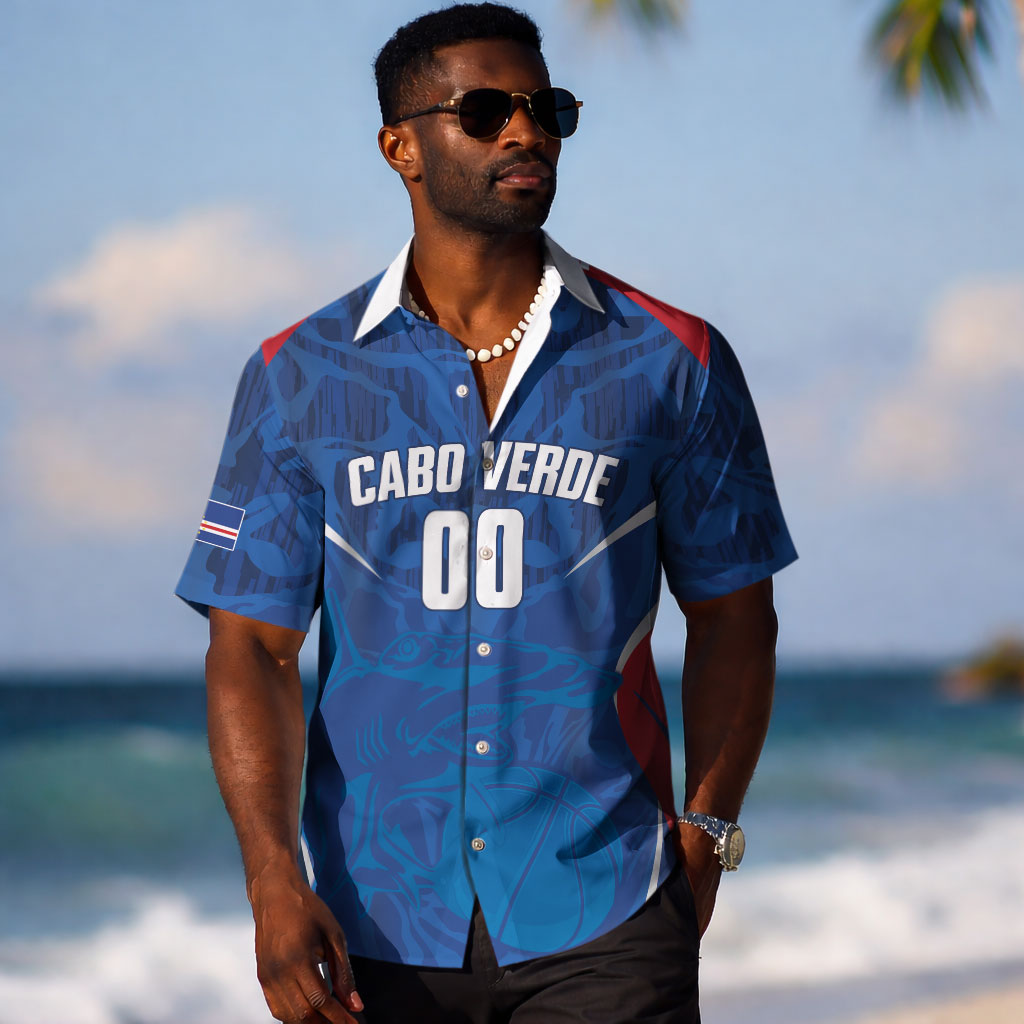 Cape Verde Basketball 2026 Custom Hawaiian Shirt Come On Hammer Sharks
