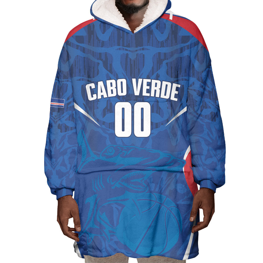 Cape Verde Basketball 2026 Custom Wearable Blanket Hoodie Come On Hammer Sharks