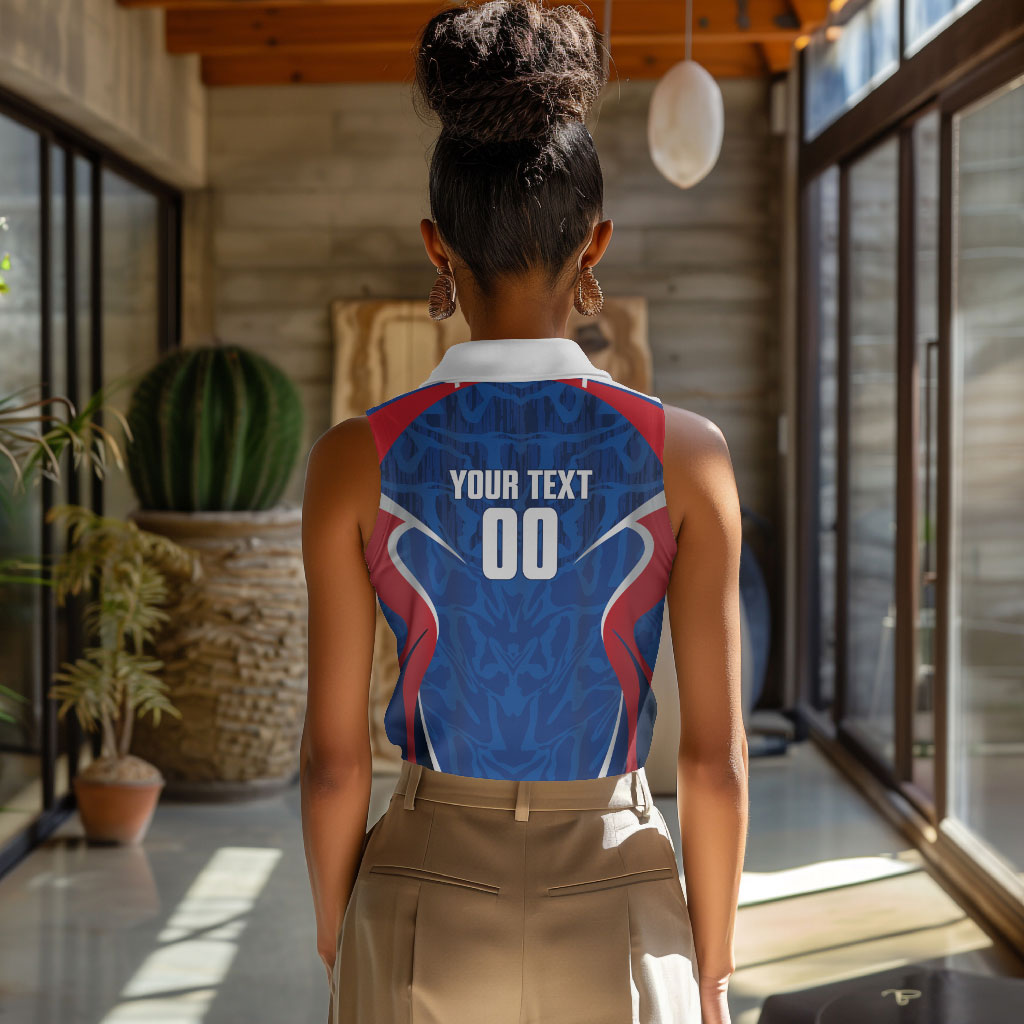 Cape Verde Basketball 2026 Custom Women Sleeveless Polo Shirt Come On Hammer Sharks