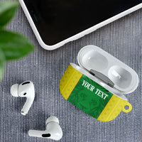 Senegal Basketball 2026 Custom AirPods Case Come On Lions African Pattern