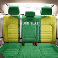 Senegal Basketball 2026 Custom Back Car Seat Cover Come On Lions African Pattern