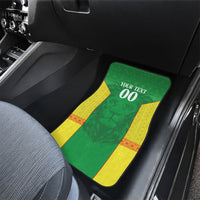 Senegal Basketball 2026 Custom Car Mats Come On Lions African Pattern
