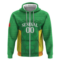 Senegal Basketball 2026 Custom Hoodie Come On Lions African Pattern