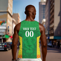 Senegal Basketball 2026 Custom Men Tank Top Come On Lions African Pattern