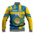 Custom Sweden Football Baseball Jacket Come On Sverige 2023 World Cup - Wonder Print Shop