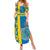 Custom Sweden Football Summer Maxi Dress Come On Sverige 2023 World Cup - Wonder Print Shop