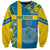 Custom Sweden Football Sweatshirt Come On Sverige 2023 World Cup - Wonder Print Shop