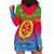 Eritrea Revolution Day Hoodie Dress Eritrean Kente Pattern Gradient Style - Wonder Print Shop