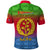 Eritrea Revolution Day Polo Shirt Eritrean Kente Pattern Gradient Style - Wonder Print Shop