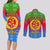 personalised-eritrea-revolution-day-couples-matching-long-sleeve-bodycon-dress-and-long-sleeve-button-shirts-eritean-kente-pattern-gradient-style