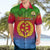 Personalised Eritrea Revolution Day Hawaiian Shirt Eritrean Kente Pattern Gradient Style - Wonder Print Shop