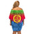 Personalised Eritrea Revolution Day Off Shoulder Short Dress Eritrean Kente Pattern Gradient Style - Wonder Print Shop