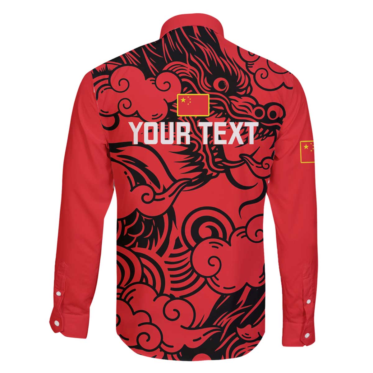 Personalised China Badminton Family Matching Off The Shoulder Long Sleeve Dress and Hawaiian Shirt 2024 Chinese Dragon Version - Wonder Print Shop