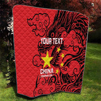 Personalised China Badminton Quilt 2024 Chinese Dragon Version - Wonder Print Shop
