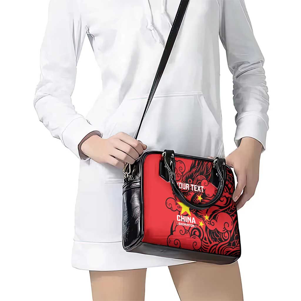 Personalised China Badminton Shoulder Handbag 2024 Chinese Dragon Version