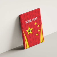 Personalised China Badminton Canvas Wall Art 2024 Sporty Red Version - Wonder Print Shop