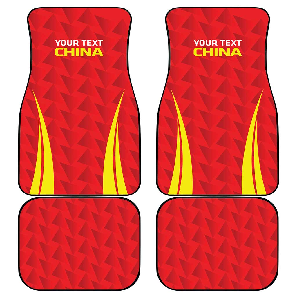 Personalised China Badminton Car Mats 2024 Sporty Red Version - Wonder Print Shop