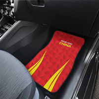 Personalised China Badminton Car Mats 2024 Sporty Red Version - Wonder Print Shop