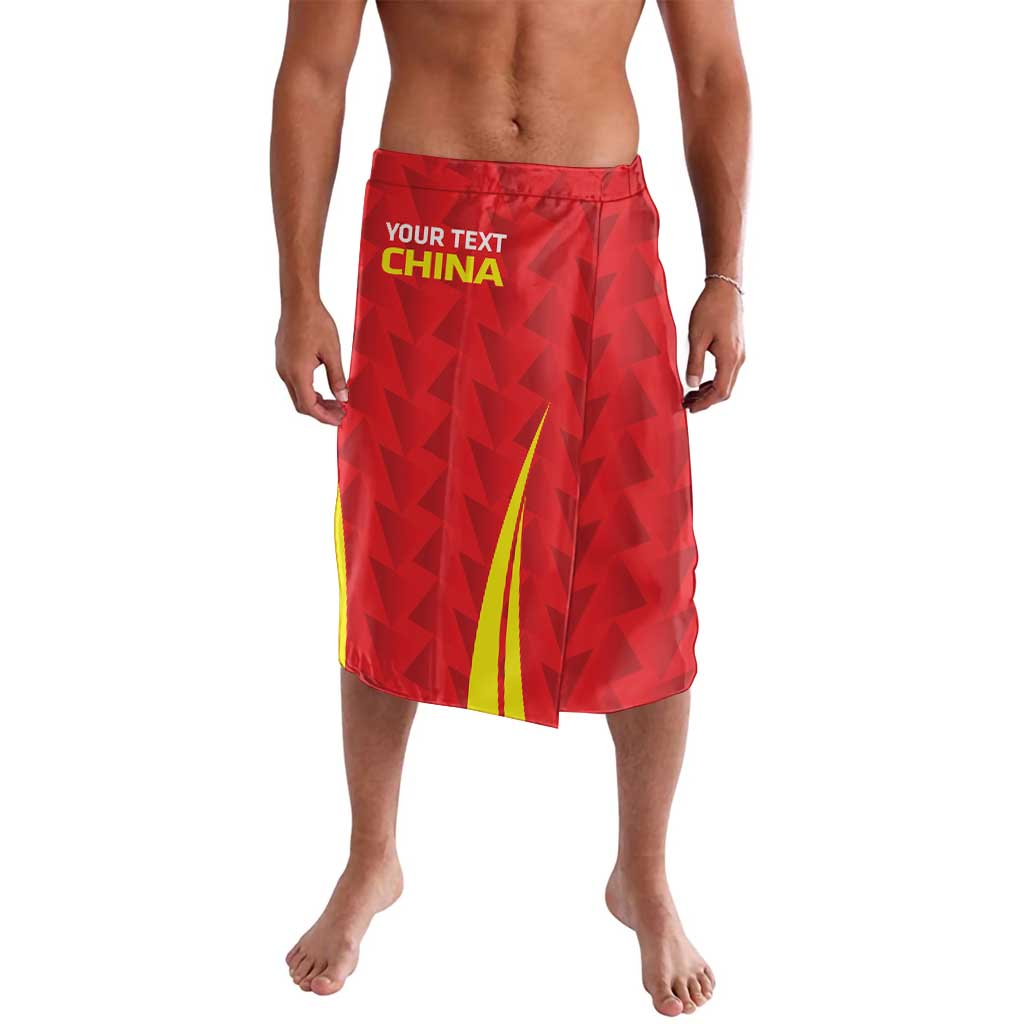 Personalised China Badminton Lavalava 2024 Sporty Red Version - Wonder Print Shop