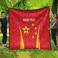 Personalised China Badminton Quilt 2024 Sporty Red Version - Wonder Print Shop