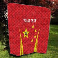 Personalised China Badminton Quilt 2024 Sporty Red Version - Wonder Print Shop
