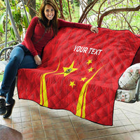 Personalised China Badminton Quilt 2024 Sporty Red Version - Wonder Print Shop