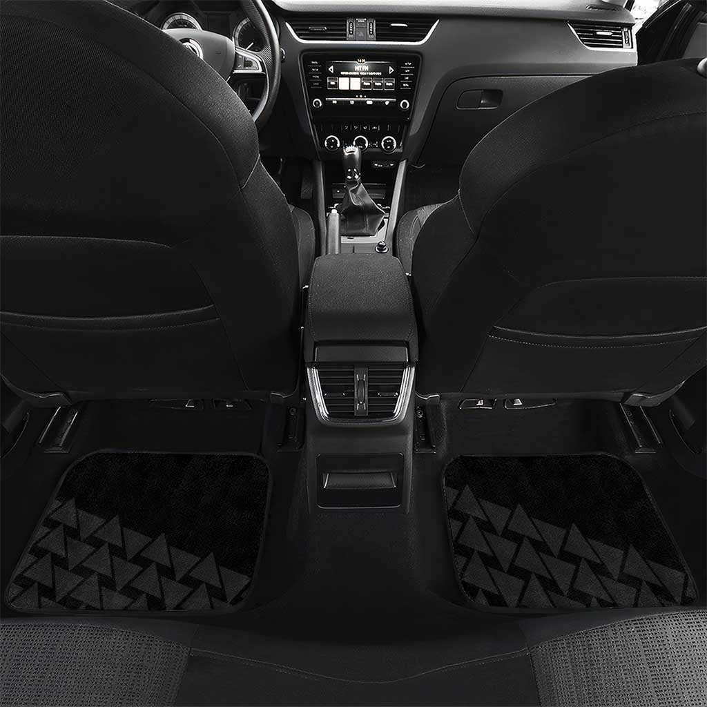 Personalised China Badminton Car Mats 2024 Chinese Cute Panda Black Version - Wonder Print Shop