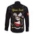 Personalised China Badminton Family Matching Long Sleeve Bodycon Dress and Hawaiian Shirt 2024 Chinese Cute Panda Black Version - Wonder Print Shop