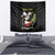 Personalised China Badminton Tapestry 2024 Chinese Cute Panda Black Version - Wonder Print Shop