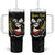 China Badminton Tumbler With Handle 2024 Chinese Cute Panda Black Version - Wonder Print Shop