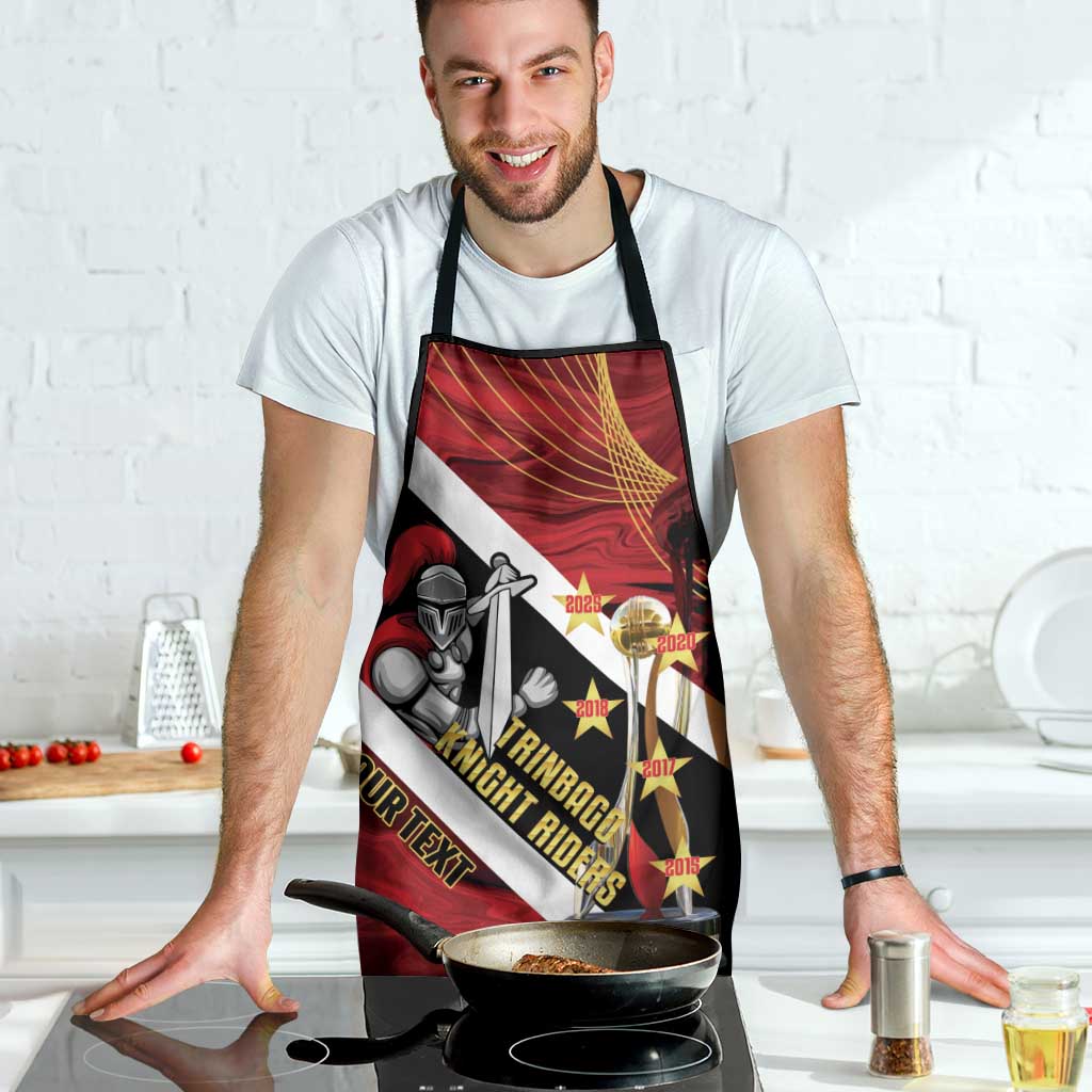 Trinidad and Tobago Cricket Personalized Apron Trinbago Knight Riders Champions Trophy - Wonder Print Shop