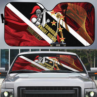 Trinidad and Tobago Cricket Personalized Auto Sun Shade Trinbago Knight Riders Champions Trophy - Wonder Print Shop