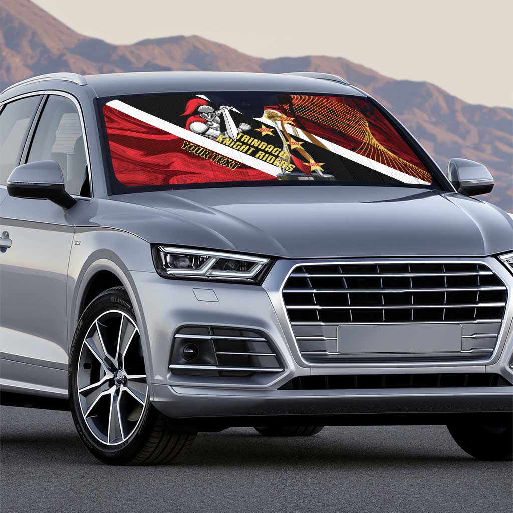 Trinidad and Tobago Cricket Personalized Auto Sun Shade Trinbago Knight Riders Champions Trophy - Wonder Print Shop