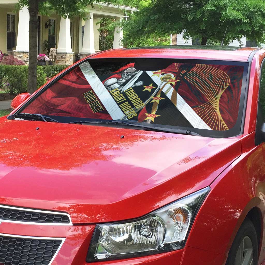 Trinidad and Tobago Cricket Personalized Auto Sun Shade Trinbago Knight Riders Champions Trophy - Wonder Print Shop