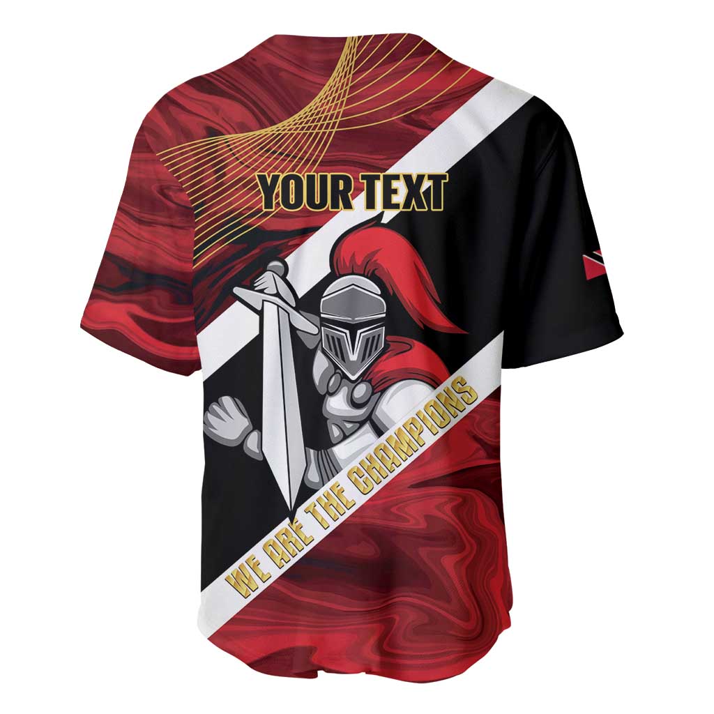 Trinidad and Tobago Cricket Personalized Baseball Jersey Trinbago Knight Riders Champions Trophy - Wonder Print Shop