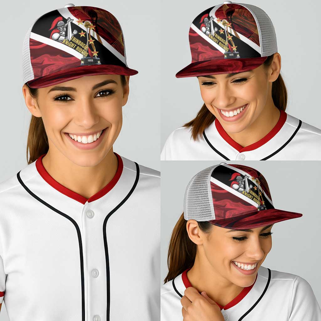 Trinidad and Tobago Cricket Baseball Net Cap Trinbago Knight Riders Champions Trophy - Wonder Print Shop