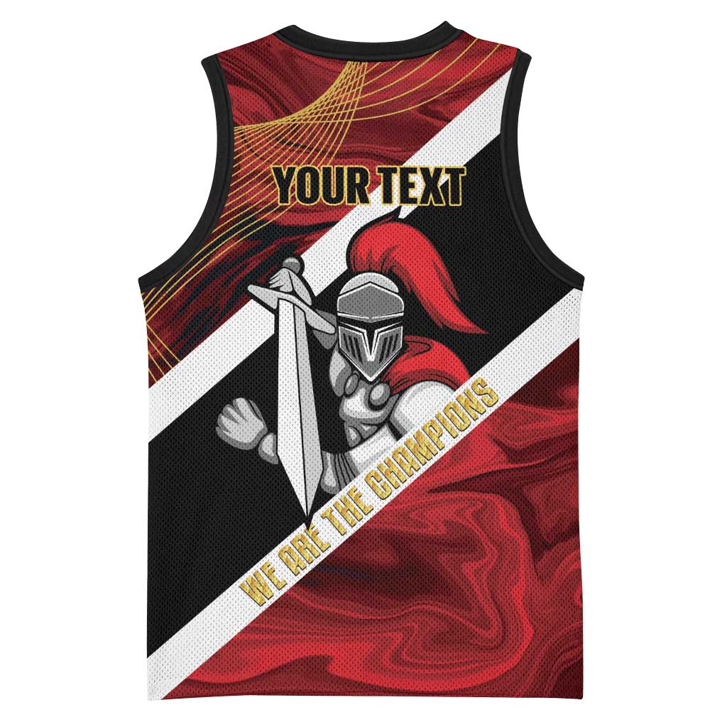 Trinidad and Tobago Cricket Personalized Basketball Jersey Trinbago Knight Riders Champions Trophy - Wonder Print Shop