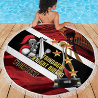 Trinidad and Tobago Cricket Personalized Beach Blanket Trinbago Knight Riders Champions Trophy - Wonder Print Shop