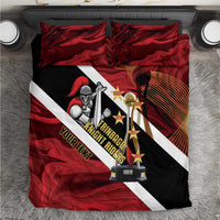 Trinidad and Tobago Cricket Personalized Bedding Set Trinbago Knight Riders Champions Trophy - Wonder Print Shop