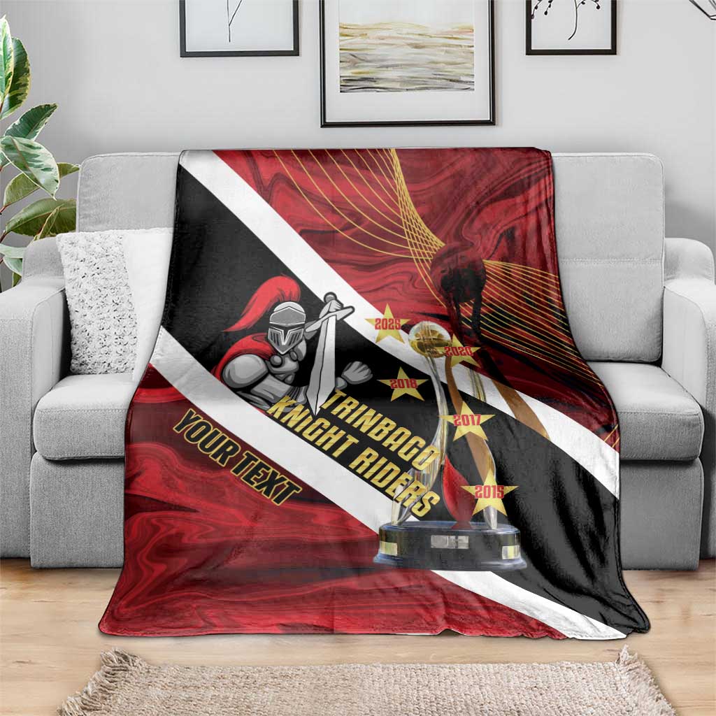 Trinidad and Tobago Cricket Personalized Blanket Trinbago Knight Riders Champions Trophy - Wonder Print Shop
