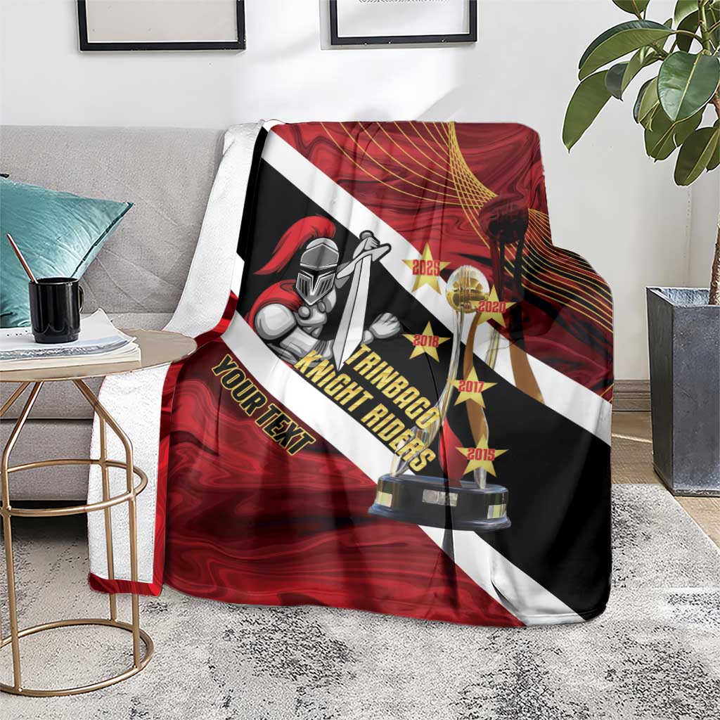 Trinidad and Tobago Cricket Personalized Blanket Trinbago Knight Riders Champions Trophy - Wonder Print Shop