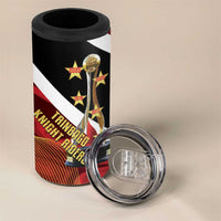 Trinidad and Tobago Cricket Personalized 4 in 1 Can Cooler Tumbler Trinbago Knight Riders Champions Trophy - Wonder Print Shop