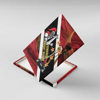 Trinidad and Tobago Cricket Personalized Canvas Wall Art Trinbago Knight Riders Champions Trophy - Wonder Print Shop