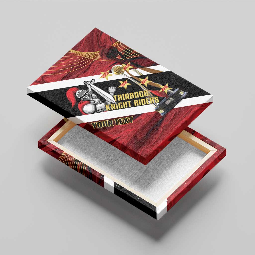 Trinidad and Tobago Cricket Personalized Canvas Wall Art Trinbago Knight Riders Champions Trophy - Wonder Print Shop