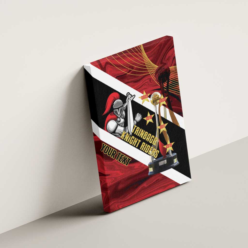 Trinidad and Tobago Cricket Personalized Canvas Wall Art Trinbago Knight Riders Champions Trophy - Wonder Print Shop