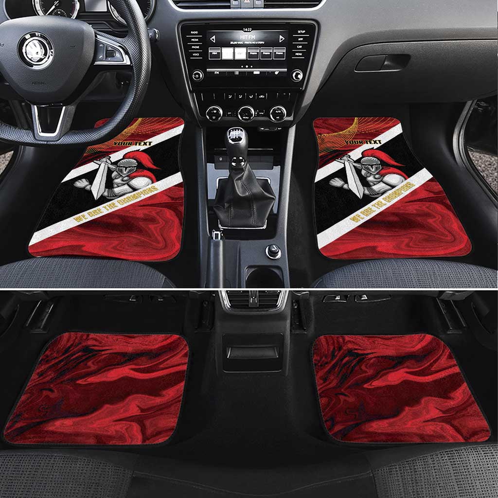 Trinidad and Tobago Cricket Personalized Car Mats Trinbago Knight Riders Champions Trophy - Wonder Print Shop