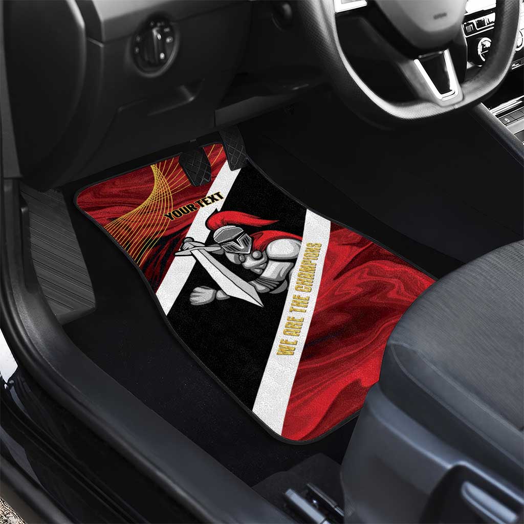 Trinidad and Tobago Cricket Personalized Car Mats Trinbago Knight Riders Champions Trophy - Wonder Print Shop