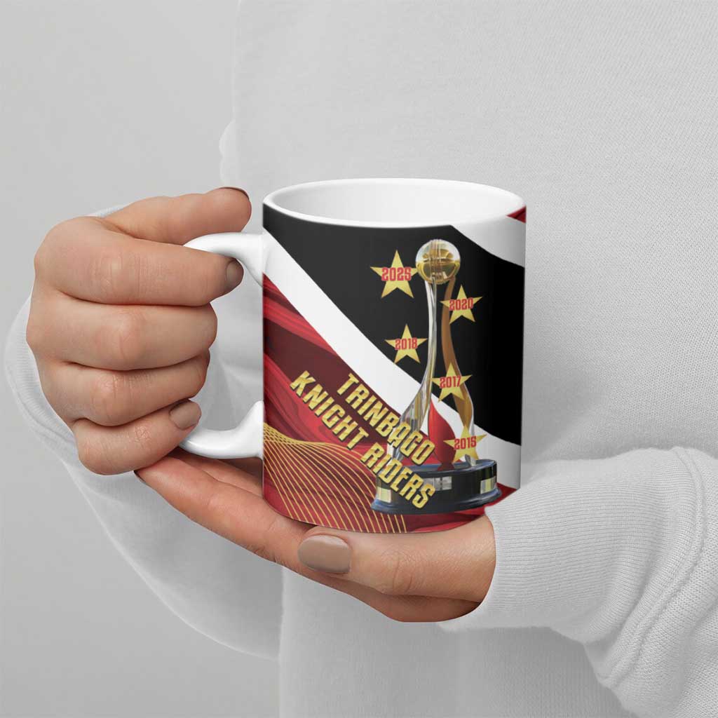 Trinidad and Tobago Cricket Personalized Ceramic Mug Trinbago Knight Riders Champions Trophy - Wonder Print Shop